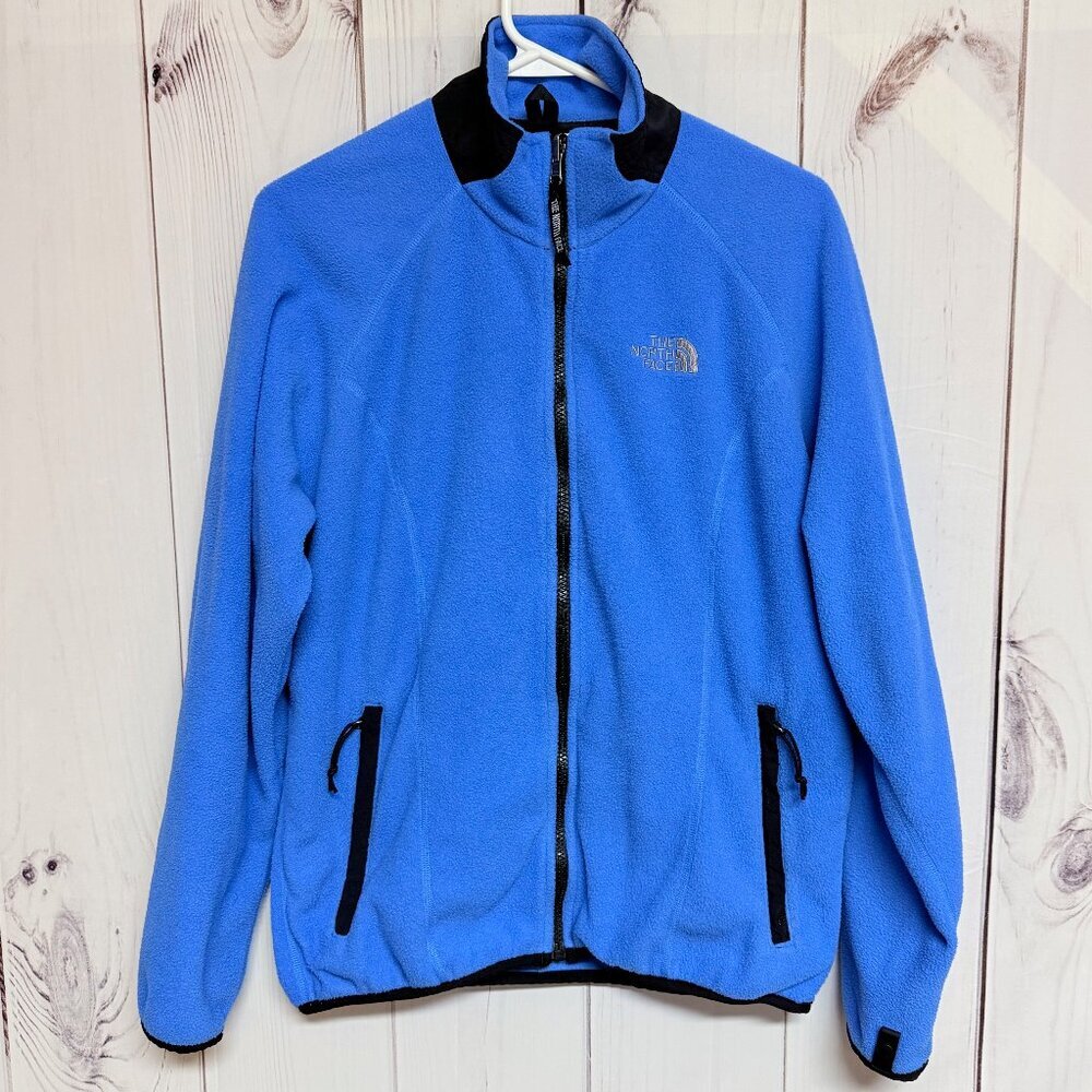 The North Face‎ Vintage Full Zip Fleece Jacket Women’s Large Blue EUC